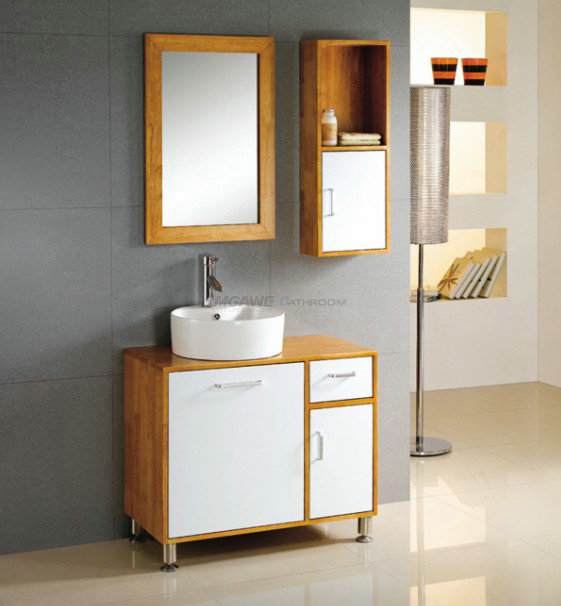 wooden bathroom cabinets MS-8006