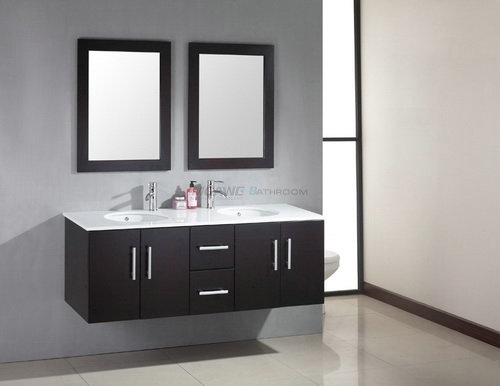 double basin vanity units for bathroom MS-8019