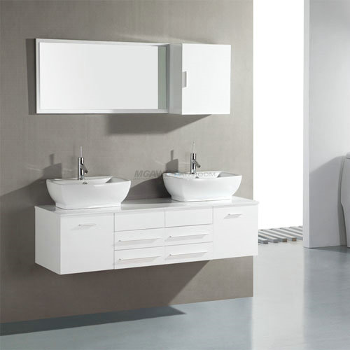 60 bathroom vanity double sink MS-8021