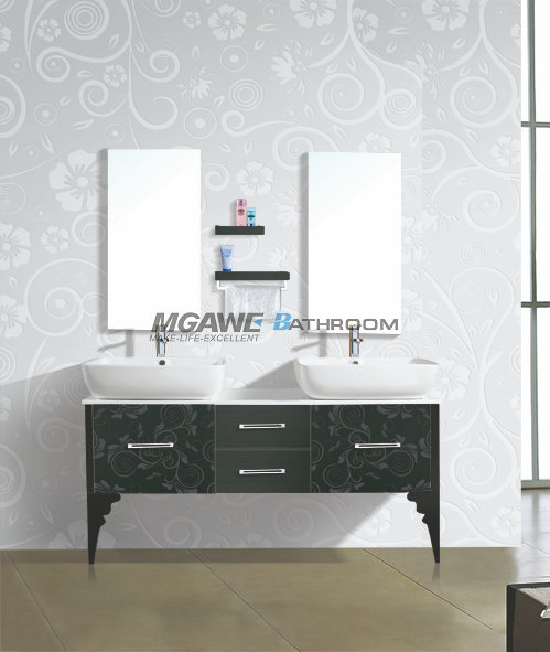 mirrored stainless steel bathroom cabinets SS-4015