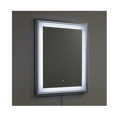 led frosted rectangle mirror hotel illuminated bathroom mirror 