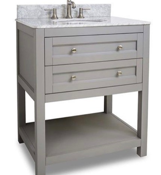 30inch grey bathroom vanity cabinet
