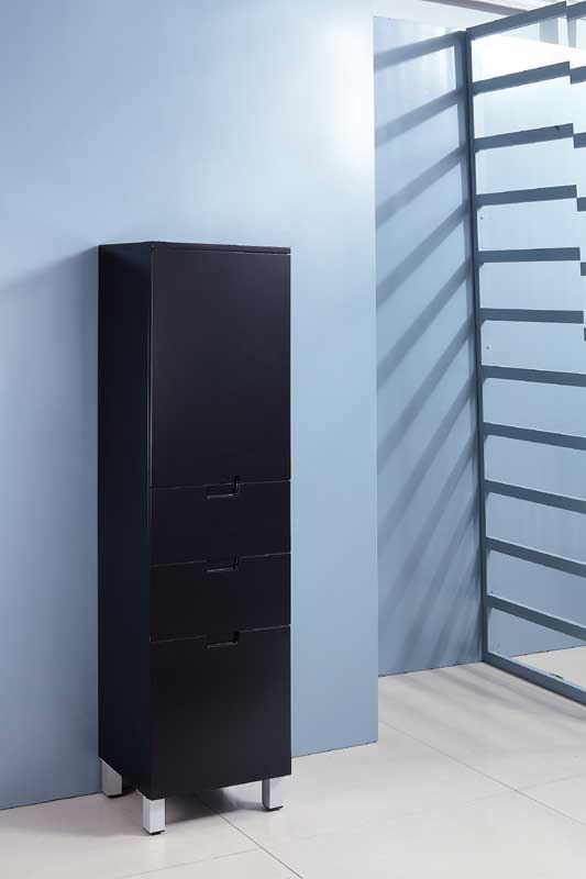 solid wood bathroom storage tall boy bathroom cabinet LG-16