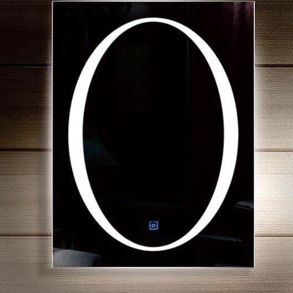 6000K led bathroom mirror with sensor touch button