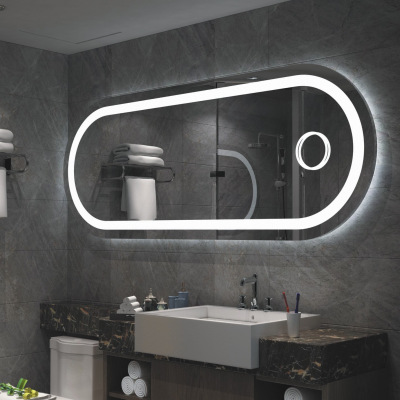 Apartment projects bathroom Lighted Mirrors 