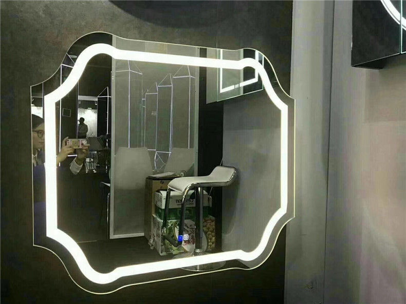 high quality bathroom frameless led mirror customized functions 