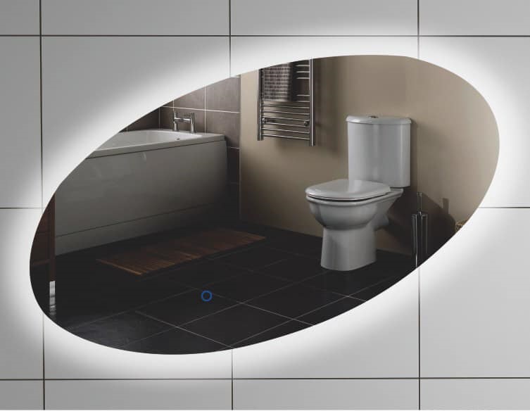 special manufacture supply BEST brightly LED light backlit touch screen glass bathroom led mirror 