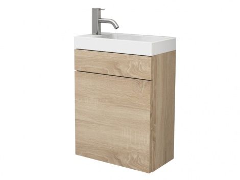 hangzhou factory high quality small modern bathroom vanity with one door only MCS-6003