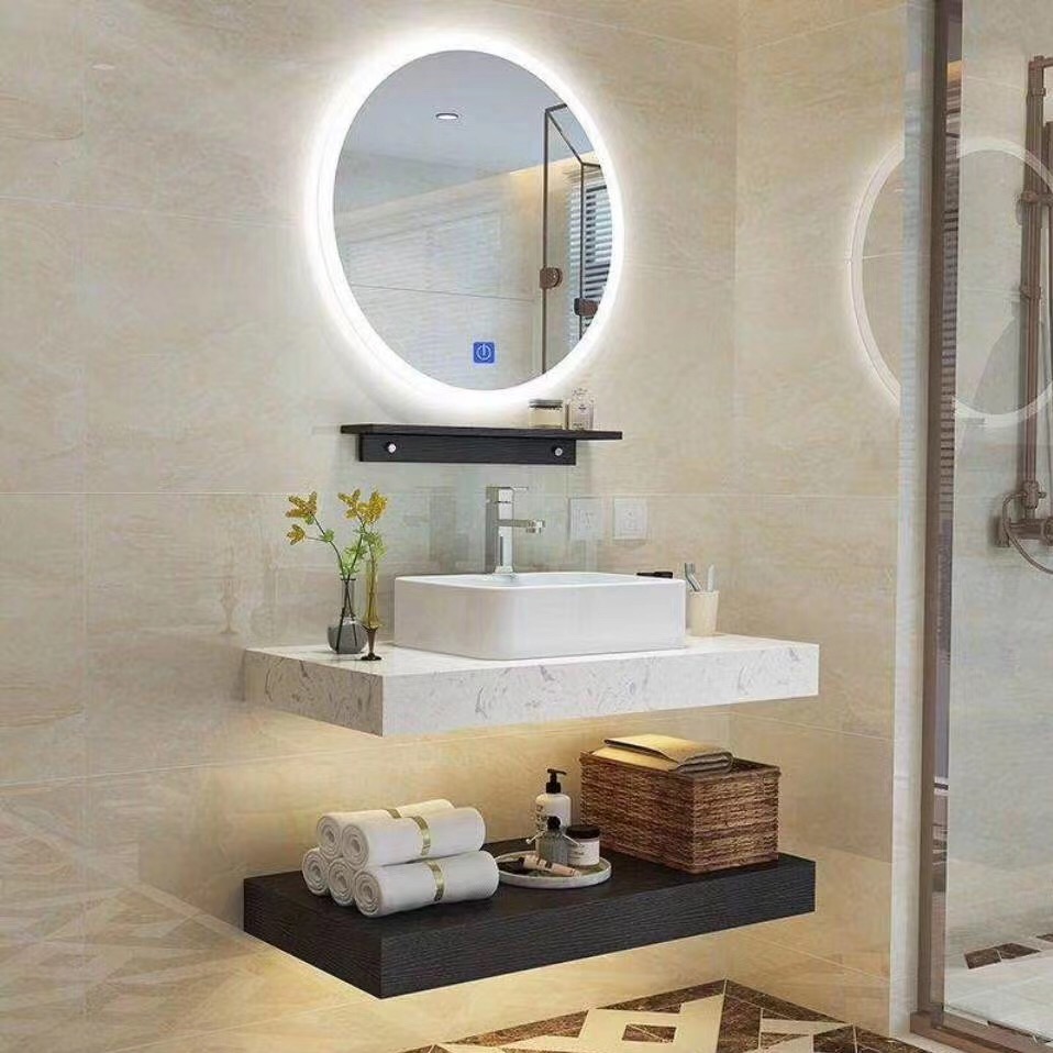70cm bathroom vanity with artifical marble counter top 9062-70