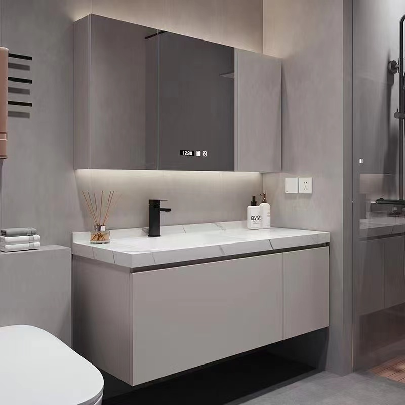bathroom vanity set with quality ceramic basin 016
