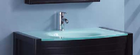 glass counter top, glass top