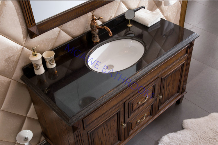 black granite vanity top