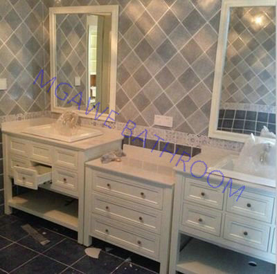 custom double vanity