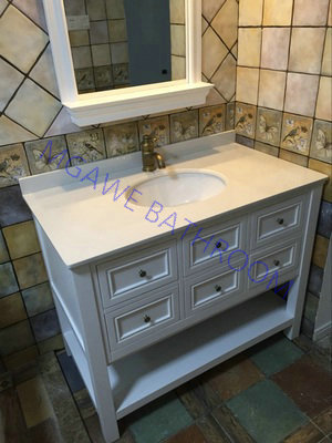 custom vanity cabinet mirror
