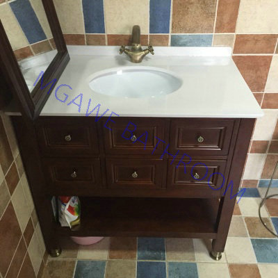 light brown bathroom cabinet vanity