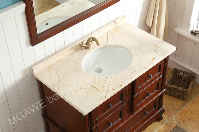 marble counter top bathroom vanity