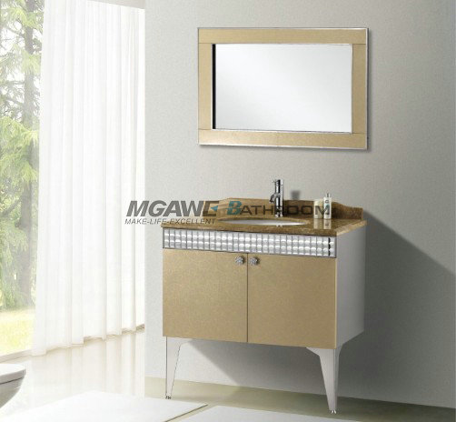 stainless steel bathroom vanity SS-4004