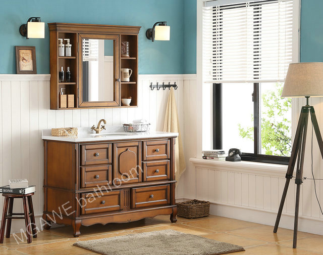 40inch bathroom vanity cabinet with marble top