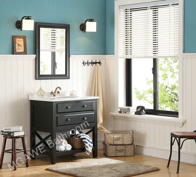 32inch expresso color bathroom vanity cabinet 