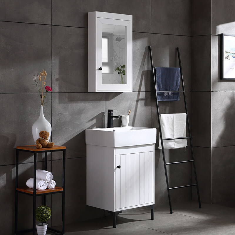 small bathroom vanity set, floor stand